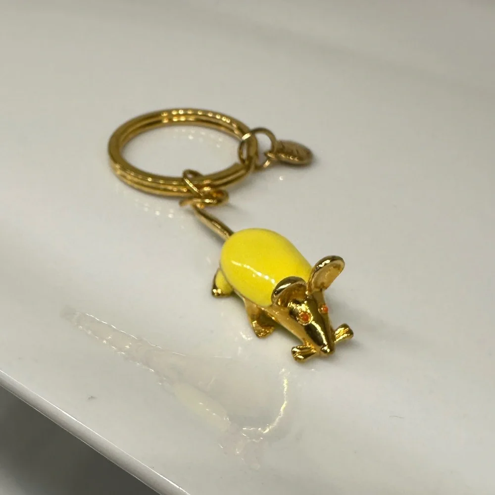 NWOT J. CREW Enamel Keychain - Mouse - Picture 7 of 8